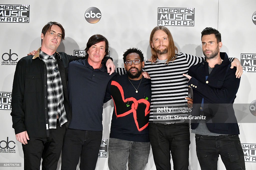 2016 American Music Awards - Press Room