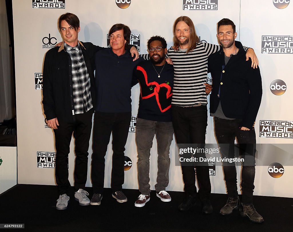 2016 American Music Awards - Press Room