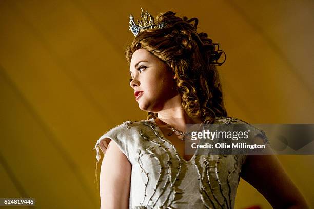 Cosplayer dressed as Margaery Tyrell from Game Of Thrones on day 2 of the November Birmingham MCM Comic Con at the National Exhibition Centre in...