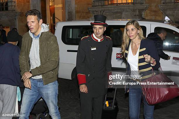 Joaquin Prat and Yolanda Bravo are seen on November 18, 2016 in Rome, Italy.