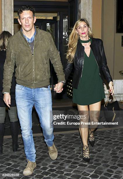 Joaquin Prat and Yolanda Bravo are seen on November 18, 2016 in Rome, Italy.