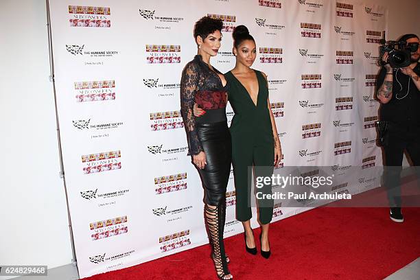 Model / TV Personality Nicole Murphy and Daughter Artist / Actress Bria Murphy attend the debut gallery opening of Bria Murphy's "Subconscious" at...