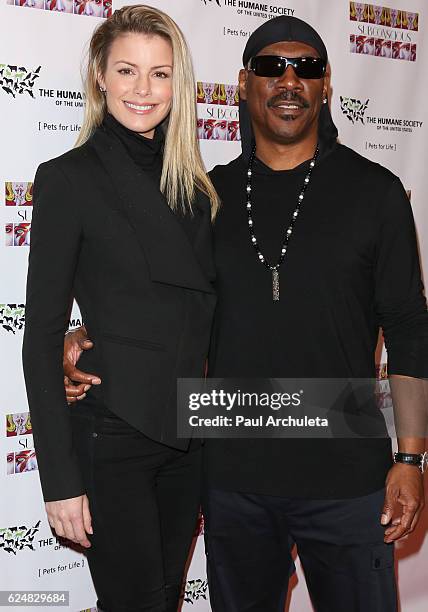 Actor Eddie Murphy and his Wife Actress Paige Butcher attend the debut gallery opening of Bria Murphy's "Subconscious" at Los Angeles Contemporary...