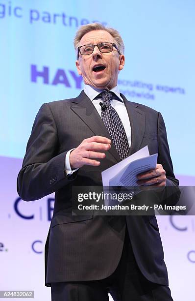 David Sproul, UK Senior Partner and Chief Executive, Deloitte, attends the Confederation of British Industry annual conference in London.