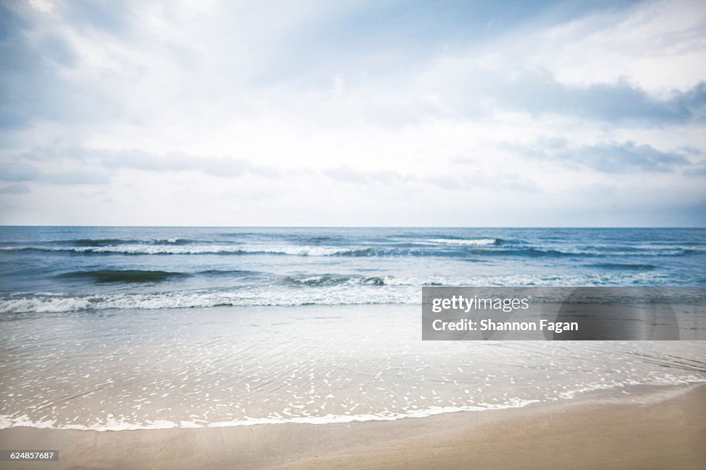 Ocean Line View Shoreline View Of Beach And Ocean High-Res Stock Photo - Getty Images