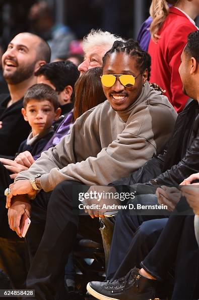 Future Rapper Nba Game Rapper, Future attends the San Antonio Spurs game against the Los ...