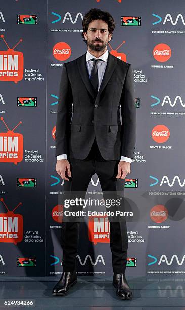 Actor Ruben Cortada attends 'Lo que escondian sus ojos' premiere at Cineteca Matadero on November 21, 2016 in Madrid, Spain.