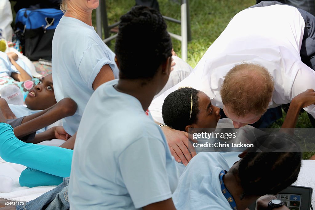 Prince Harry Visits The Caribbean - Day 2