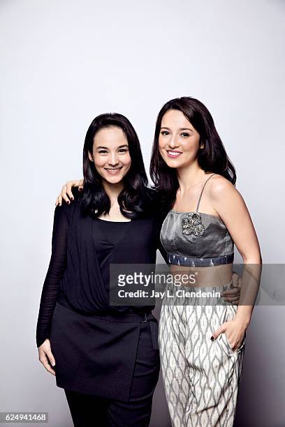 Actress Chelsea Islan, and actress Julie Estelle of the flm "Headshot" pose for a portraits at the Toronto International Film Festival for Los...