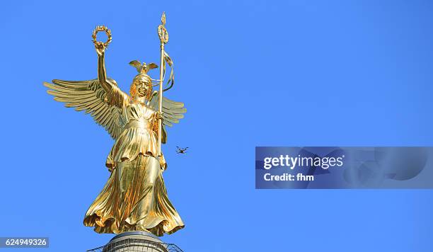 flying drone near the "goldelse" in berlin/ germany - uav unmanned aerial vehicle - remote control antenna stock pictures, royalty-free photos & images