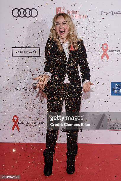Katherine Mehrling attends the Artists Against Aids Gala at Stage Theater des Westens on November 16, 2016 in Berlin, Germany.