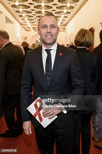 Sebastian Czaja attends the Artists Against Aids Gala at Stage Theater des Westens on November 16, 2016 in Berlin, Germany.