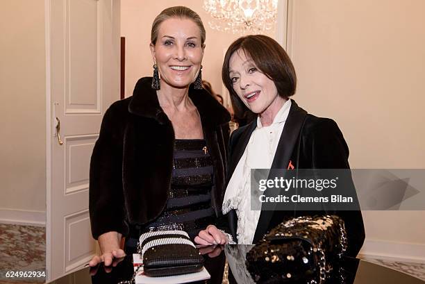 Maren Otto and Susanne Juhnke attend the Artists Against Aids Gala at Stage Theater des Westens on November 16, 2016 in Berlin, Germany.