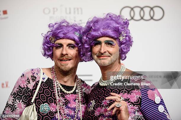 Guests attend the Artists Against Aids Gala at Stage Theater des Westens on November 16, 2016 in Berlin, Germany.