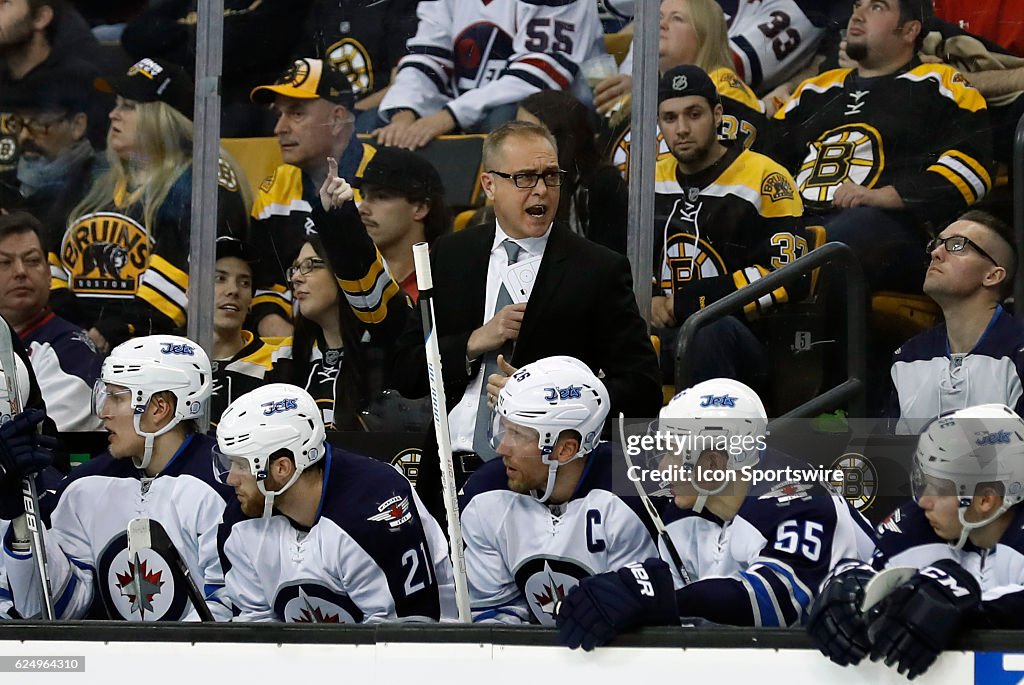 NHL: NOV 19 Jets at Bruins