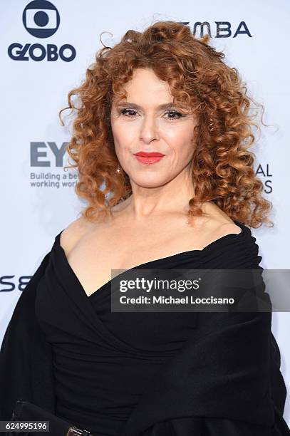 Bernadette Peters attends the 44th International Emmy Awards at New York Hilton on November 21, 2016 in New York City.