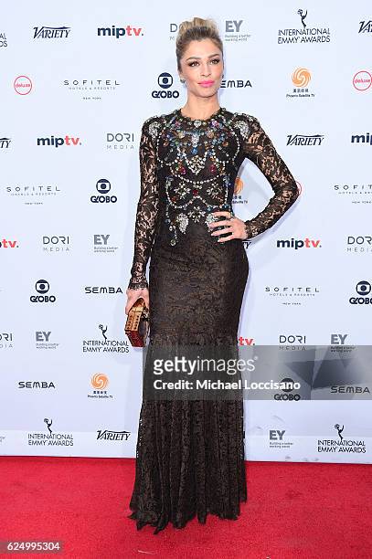 Grazi Massafera attends the 44th International Emmy Awards at New York Hilton on November 21, 2016 in New York City.