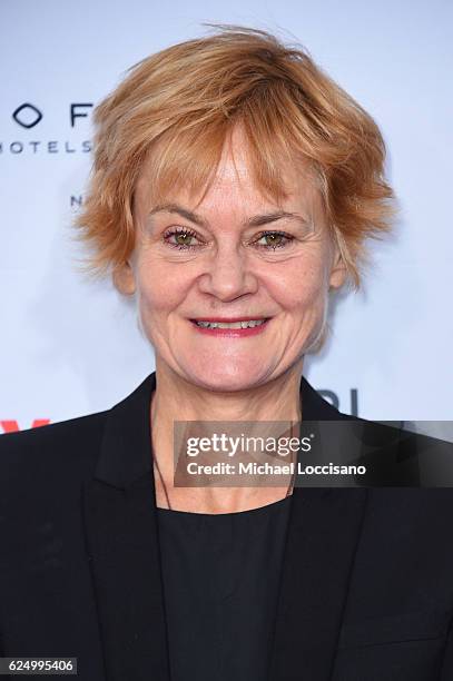 Piv Bernth attends the 44th International Emmy Awards at New York Hilton on November 21, 2016 in New York City.