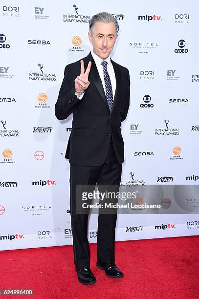 Alan Cumming attends the 44th International Emmy Awards at New York Hilton on November 21, 2016 in New York City.