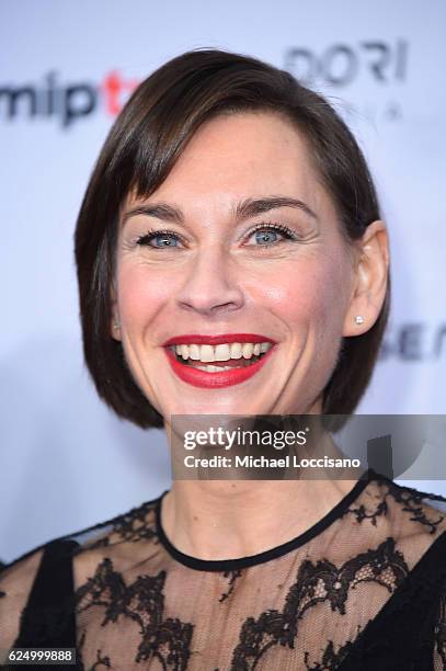 Christiane Paul attends the 44th International Emmy Awards at New York Hilton on November 21, 2016 in New York City.