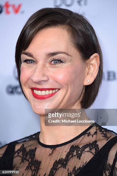 Christiane Paul attends the 44th International Emmy Awards at New York Hilton on November 21, 2016 in New York City.