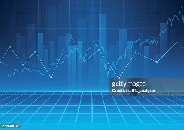 abstract financial background - finance and economy stock illustrations