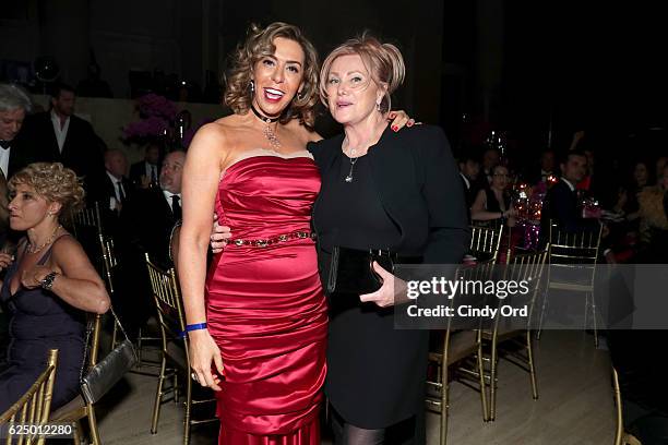 Honoree Heloise Pratt and Deborra Lee Furness attend the 2016 Angel Ball hosted by Gabrielle's Angel Foundation For Cancer Research on November 21,...