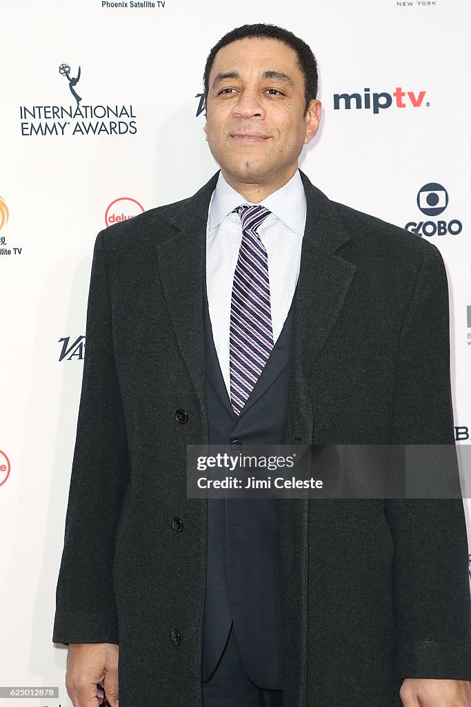 Actor Harry Lennix attends The 44th International Emmy Awards at New... News Photo Getty Images