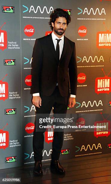 Ruben Cortada attends the premiere of 'Lo Que Escondian Sus Ojos' Tv serie at Cineteca Matadero on November 21, 2016 in Madrid, Spain.