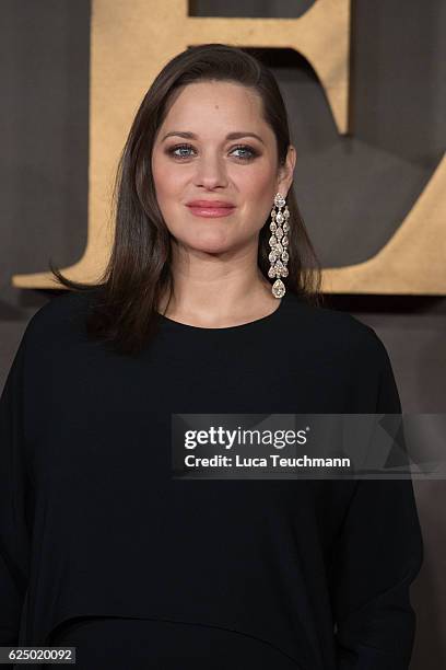 Marion Cotillard attends the UK Premiere of "Allied" at Odeon Leicester Square on November 21, 2016 in London, England.