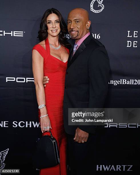 Tara Fowler and Montel Williams attend the 2016 Angel Ball at Cipriani Wall Street on November 21, 2016 in New York City.