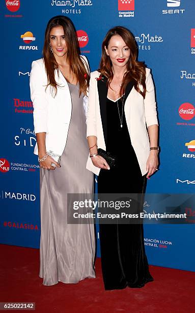 Daniela Ospina and Ana Antic attend 'Gala Sida' 2016 at Cibeles Palace on November 21, 2016 in Madrid, Spain.