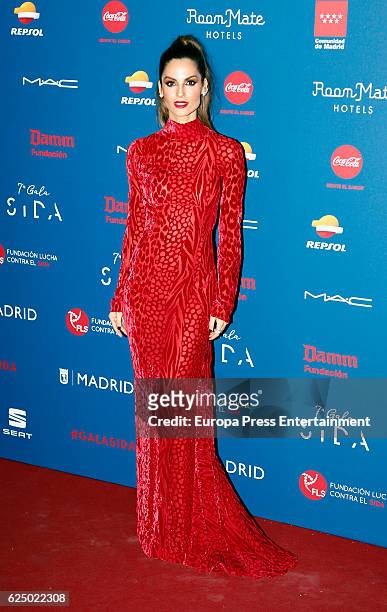 Ariadne Artiles attends 'Gala Sida' 2016 at Cibeles Palace on November 21, 2016 in Madrid, Spain.
