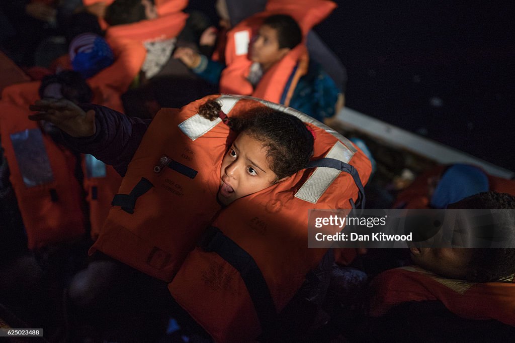 MOAS Conduct Rescue Operations Off The Libyan Coast