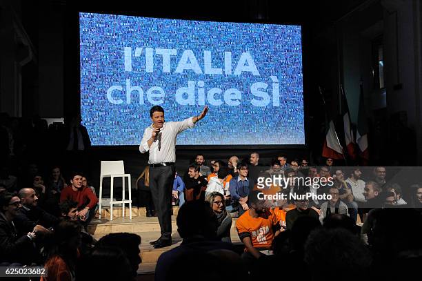 Matteo Renzi Italian politician, President of the Council of Ministers of the Italian Republic and National Secretary of the PD - Democratic Party...