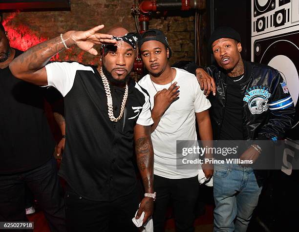 Young Jeezy Poses for Pictures at his Secret Show at the Music room on October 29, 2016 in Atlanta, Georgia.