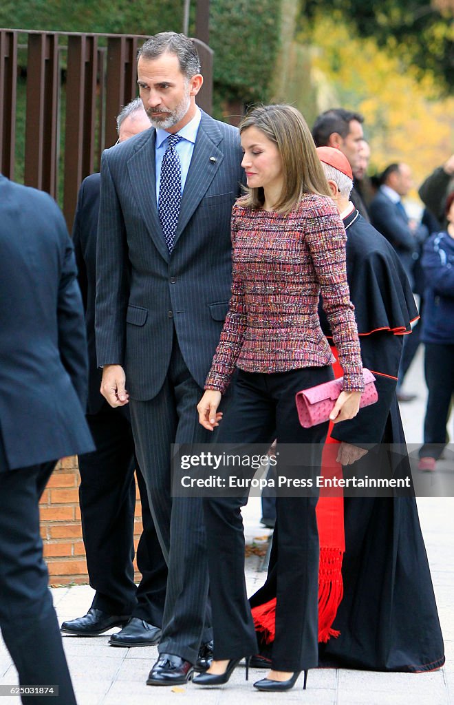 Spanish Royals Visit Spanish Episcopal Conference On Its 50th Anniversary