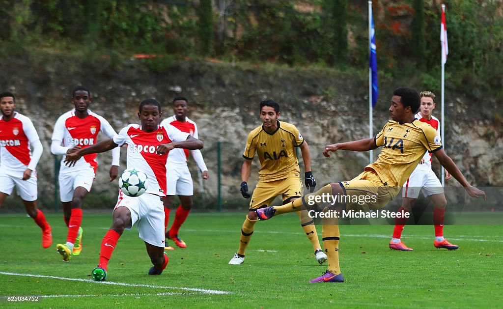 AS Monaco FC v Tottenham Hotspur FC - UEFA Youth Champions League