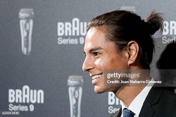 Julio Jose Iglesias attends the new 'Braun Series 9' presentation at Hotel de las Letras on November 22, 2016 in Madrid, Spain.