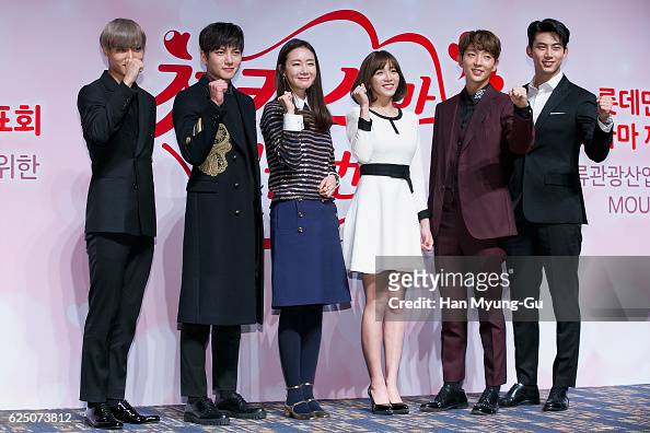 224 Lotte Duty Free Web Drama 7 First Kisses Press Conference In Seoul  Photos & High Res Pictures - Getty Images
