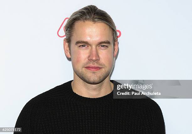 Actor Chord Overstreet attends the 3rd annual Airbnb Open Spotlight on November 19, 2016 in Los Angeles, California.