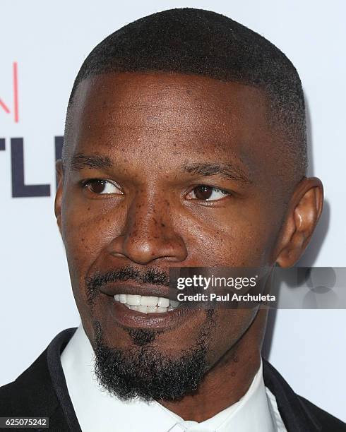 Actor Jamie Foxx attends the 3rd annual Airbnb Open Spotlight on November 19, 2016 in Los Angeles, California.