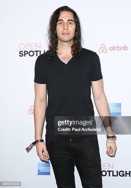 Personality Nick Simmons attends the 3rd annual Airbnb Open Spotlight on November 19, 2016 in Los Angeles, California.