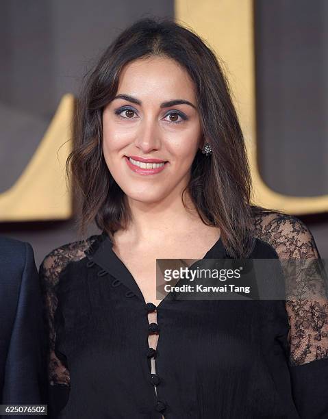 Anoushka Ravanshad attends the UK Premiere of "Allied" at Odeon Leicester Square on November 21, 2016 in London, England.