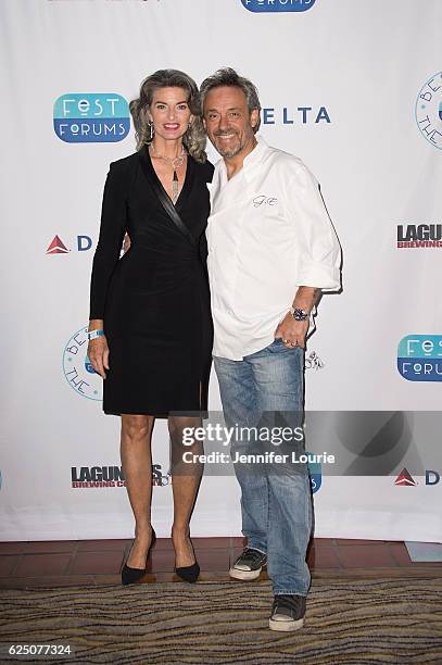 Joan Severance and Gilles Epie attend FestForums at The Fess Parker A Doubletree by Hilton Resort on November 21, 2016 in Santa Barbara, California.