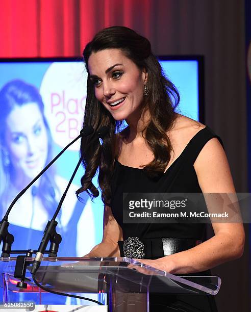 Catherine, Duchess of Cambridge attends Place2Be Wellbeing in Schools Awards at Mansion House on November 22, 2016 in London, United Kingdom.