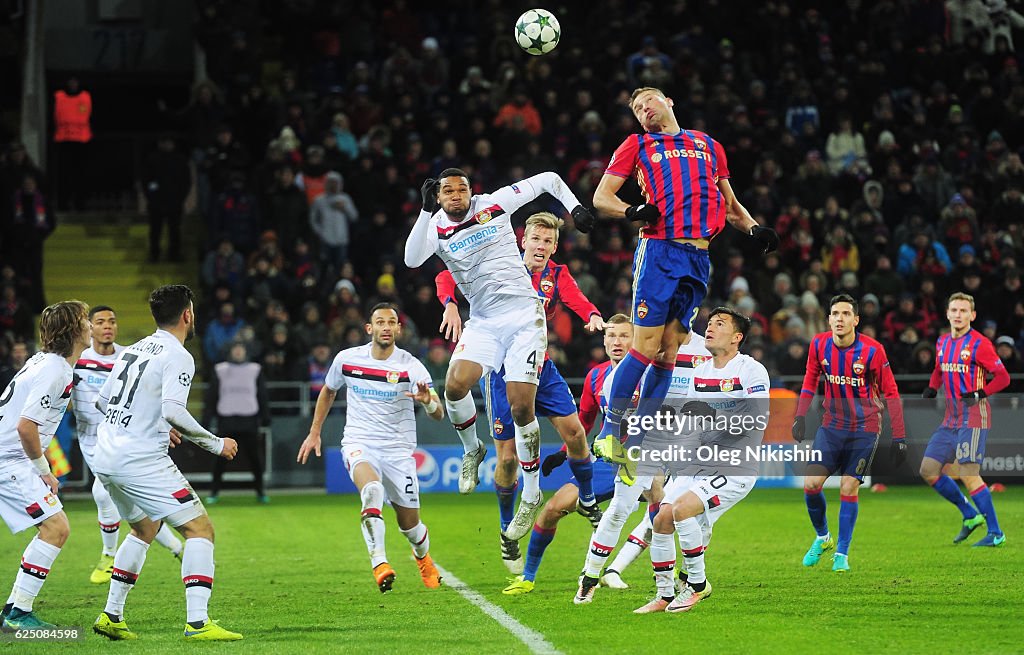 PFC CSKA Moskva v Bayer 04 Leverkusen - UEFA Champions League