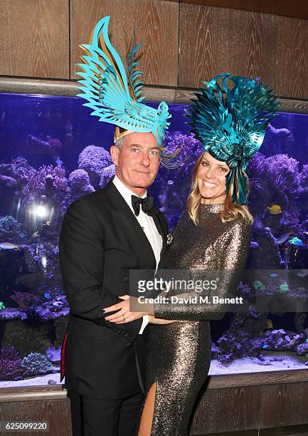 Tim Jefferies and Malin Jefferies attend a VIP dinner to celebrate The Animal Ball 2016 presented by Elephant Family at Sexy Fish on November 22,...