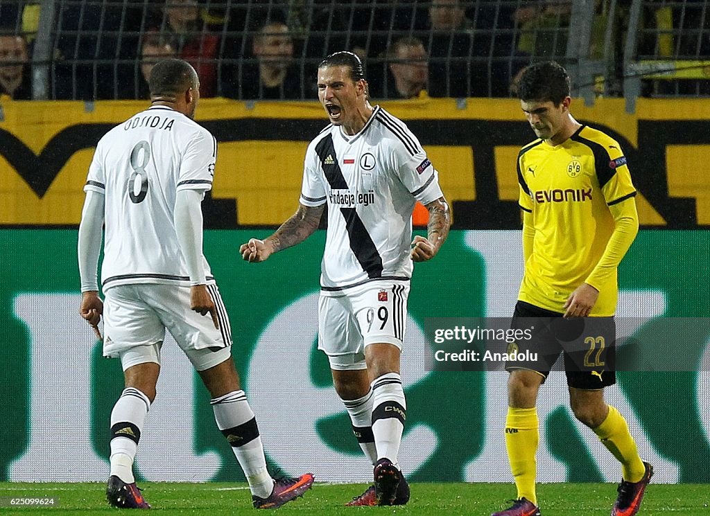 Borussia Dortmund vs Legia Warsaw: UEFA Champions League
