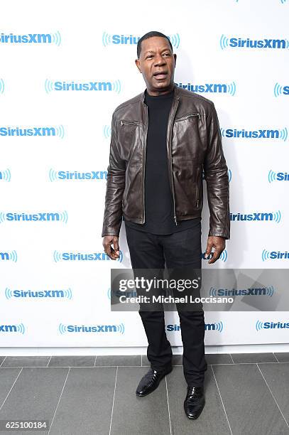 Actor Dennis Haysbert visits SiriusXM at SiriusXM Studio on November 22, 2016 in New York City.